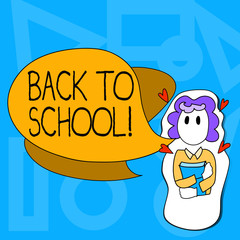 Conceptual hand writing showing Back To School. Concept meaning Return to class first day of studies Classroom Arriving