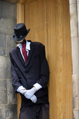 Invisible man in a hat