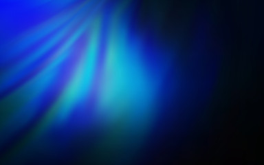Dark BLUE vector blurred bright texture.