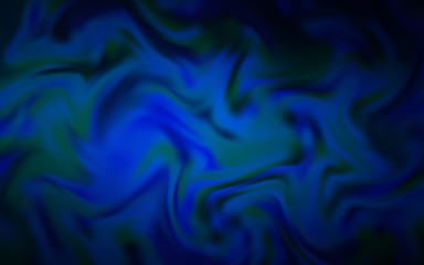 Dark BLUE vector blurred shine abstract background.