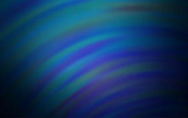 Obraz premium Dark BLUE vector background with bent lines.