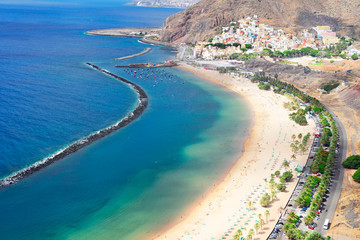 Fototapeta na wymiar Las Teresitas beach, Tenerife