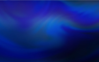 Dark BLUE vector blurred bright template.