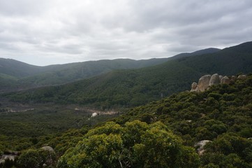 Fototapeta premium panorama of mountains