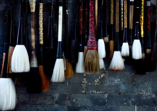 Chinese Traditional Writing Brushs, Beijing China