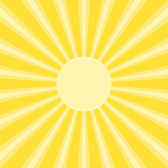 Sunlight abstract background. Powder yellow color burst background.