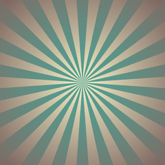 Sunlight retro faded grunge background. dirty grey and green color burst background. Vector illustration.