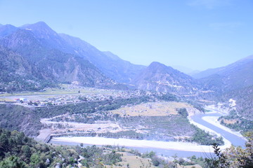 Valley in Himalaya 