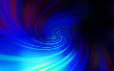 Fototapeta premium Dark BLUE vector template with bent lines.