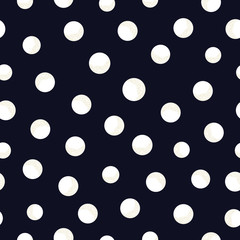 Shining golden and white colored dots pattern
