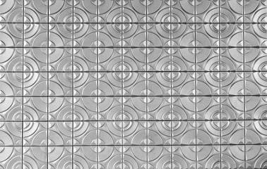 abstract circle texture metal wall