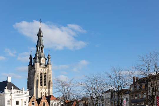 The Saint-Martin church at Kortrijk, Belgium