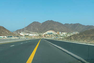 View of Shumayliyyah mountain Khor Fakkan