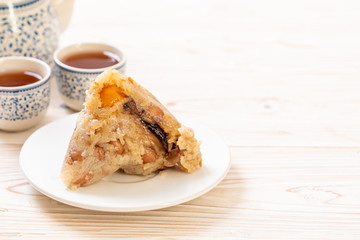 Zongzi or Traditional Chinese Sticky Rice Dumplings