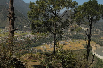Obraz premium Deep Valley in India 
