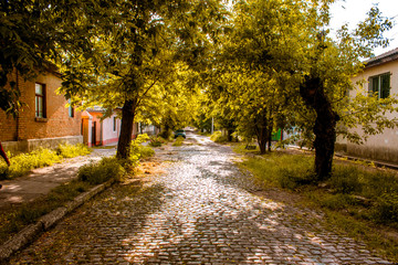 Naklejka premium stara ulica