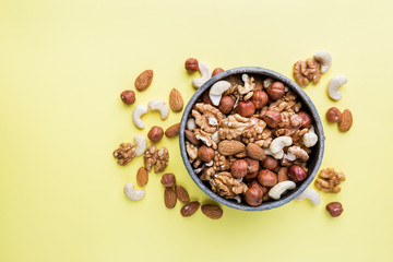 Nuts top view