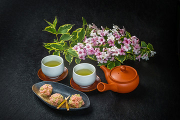 Obraz na płótnie Canvas 日本のお茶　green tea made in Japan