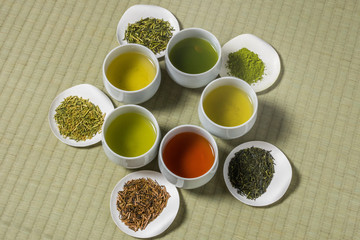 日本のお茶　green tea made in Japan