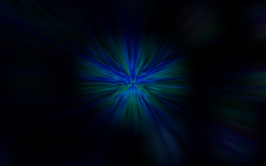 Dark BLUE vector blurred shine abstract background.
