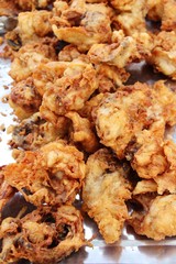 Fried chicken is delicious in street food