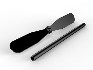 Blank Promotional Spinning Dragonfly For Branding And mock up. 3d render illustration.