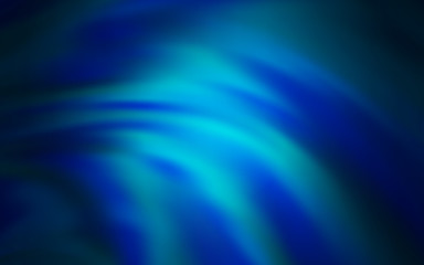 Dark BLUE vector background with bent lines.
