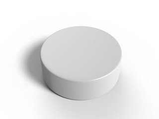 Blank Promotional Shape Stress Ball for branding. 3d render illustration.