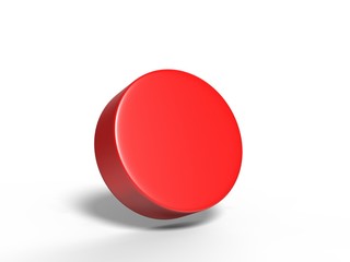 Blank Promotional Shape Stress Ball for branding. 3d render illustration.