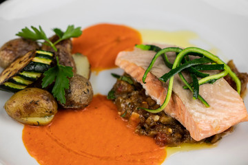 Plat Saumon pomme de terre