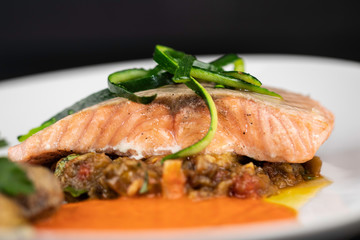 Plat Saumon pomme de terre