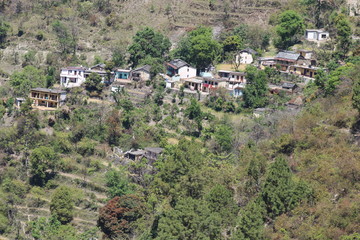 Fototapeta na wymiar Village in India 