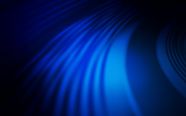 Dark BLUE vector background with wry lines.