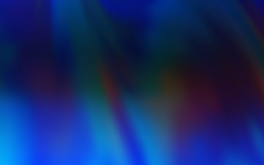 Dark BLUE vector abstract blurred layout.