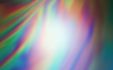 Light Blue, Yellow vector blurred shine abstract template.