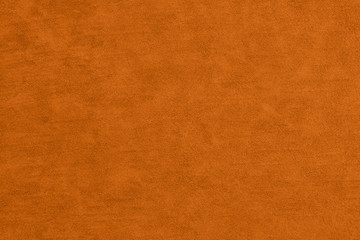 Orange textured leather material background