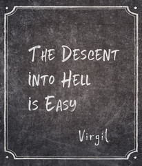 descent into Hel Virgil quote