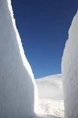 雪の回廊（室堂）
