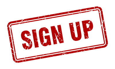 sign up stamp