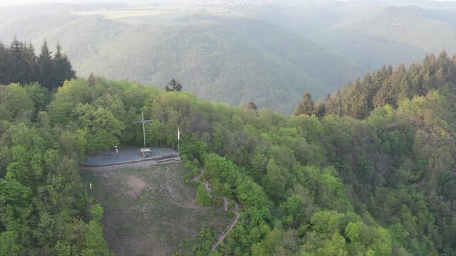 Drone video from the Mosel valley in Germany