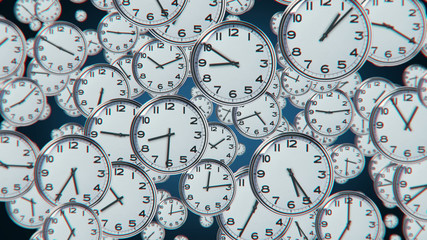 Abstract Clock Particles