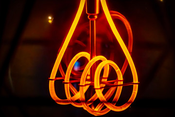 close up of a lightbulb