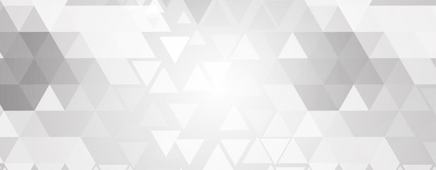 Fototapeta premium Streszczenie geometryczne białe i szare tło futurystyczne