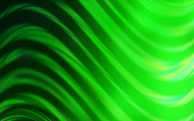 Light Green vector layout with cosmic stars.