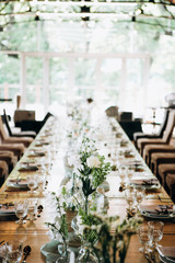 Wedding decoration and floristics, wedding design