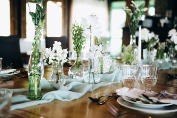 Wedding decoration and floristics, wedding design