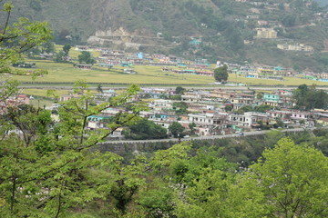 Beautiful Village town in India 