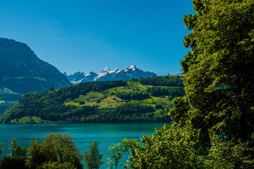 Lake of Lucerne. Brunnen. Switzerland