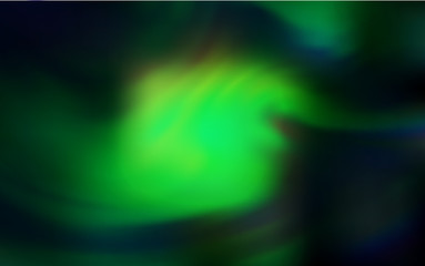 Dark Green vector abstract blurred layout.