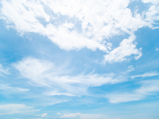 Blue sky background with clouds, background sky